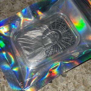 Liberty Silver Statue - Fine Silver .999 Art Bar - Brand New Silver still sealed
